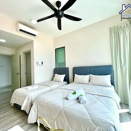 Mosaic Southkey 2 Plus 1 Bedroom Near To Mid-Valley Mega Mall By Gdragon Homestay Johor Bahru Exterior photo