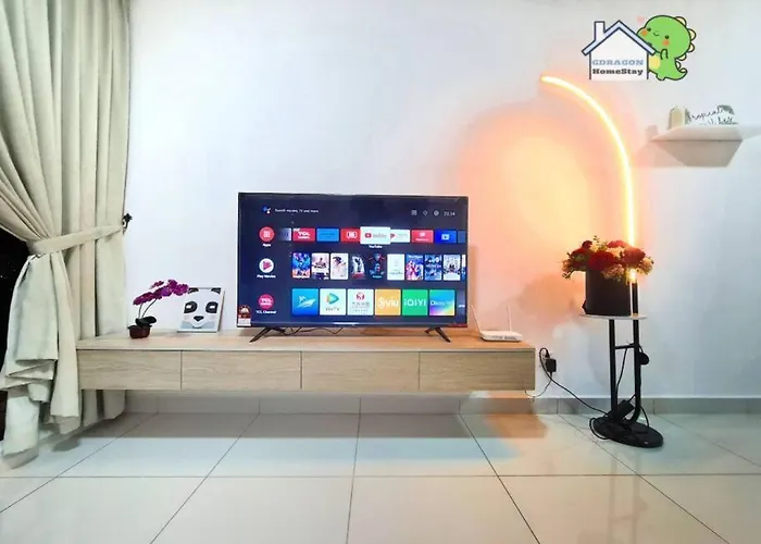 Mosaic Southkey 2 Plus 1 Bedroom Near To Mid-Valley Mega Mall By Gdragon Homestay